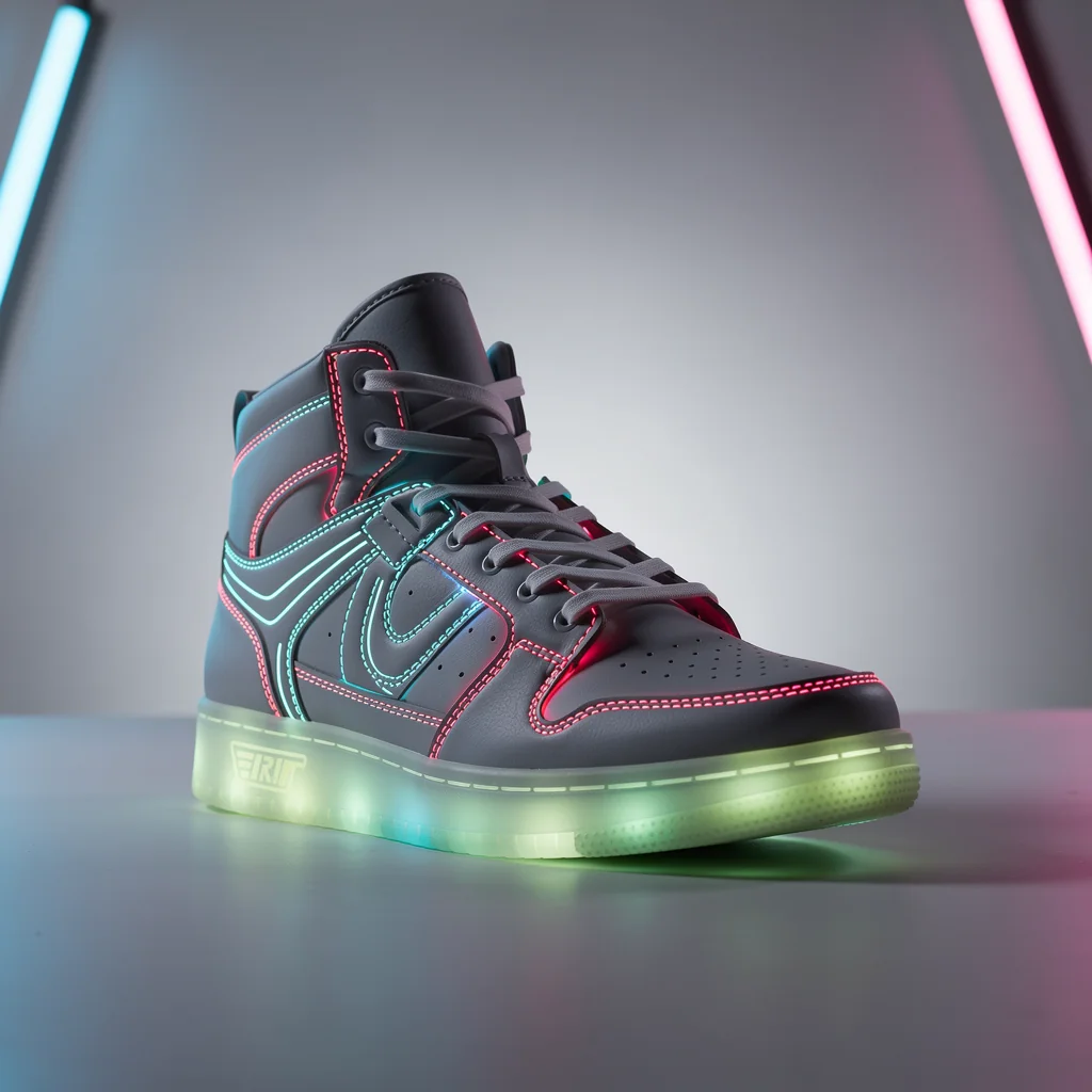 Neon Eclipse High‑Top – Street Drop